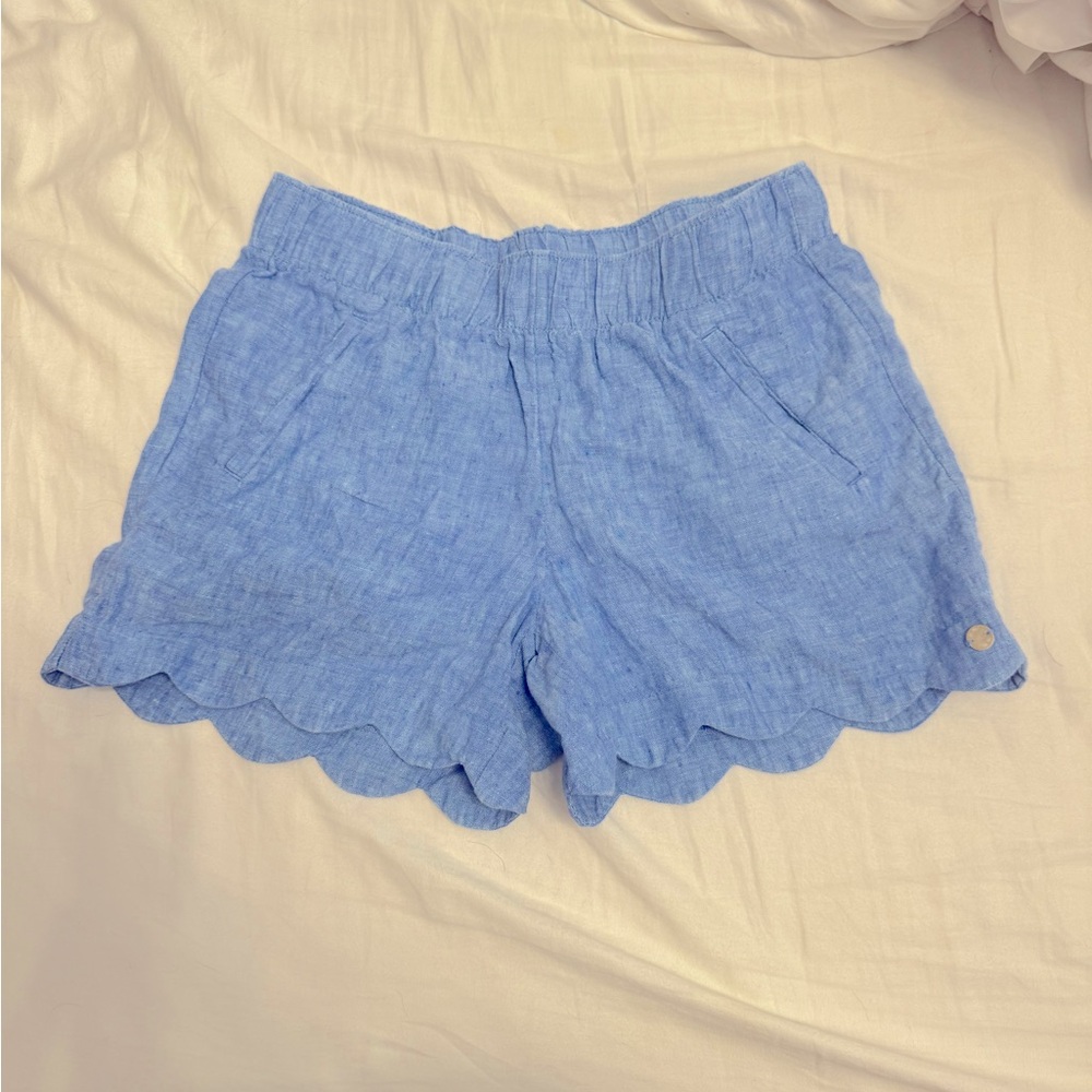 Lilly Pulitzer scalloped hem shorts